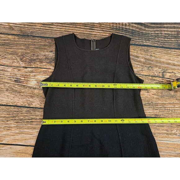 St. John Hand Sewn Suit Black Brown Boucle Knit Zip Jacket 8 Pencil Dress 6 EUC! - Picture 9 of 12